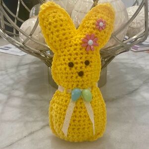 Handmade Crochet Bunny Plush - Easter Peep